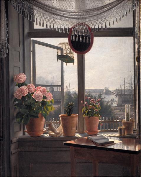 martinus rorbye View from the Artist's Window oil painting picture